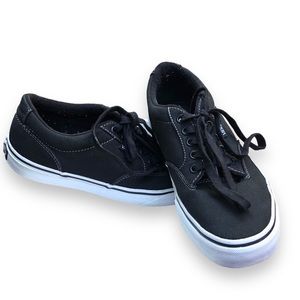 Vans Winston Low Top Black Skateboard Sneaker Men’s Size 7 Womens 8.5 VN-0VOB187